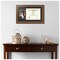 ArtToFrames 8.5x11 inch Diploma Frame with 6" x 8" Inch Image Opening - Framed with Black and Gold Mats, Comes with Regular Acrylic and Sawtooth Hanger for Wall Hanging (DT-8.5x11)